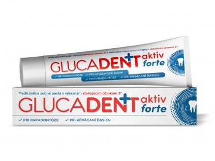 GLUCADENT aktiv zubná pasta 2x-50% zadarmo