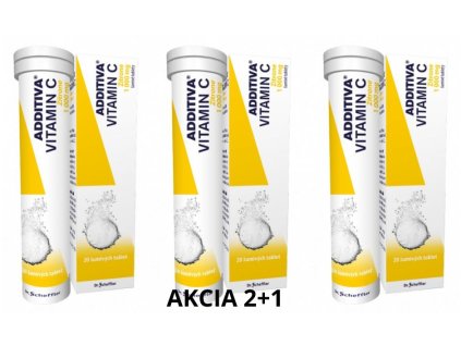 ADDITIVA Vitamín C Zitrone 2+1