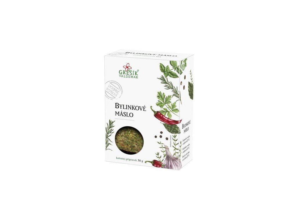 Bylinkové máslo 30 g GREŠÍK Dobré koření
