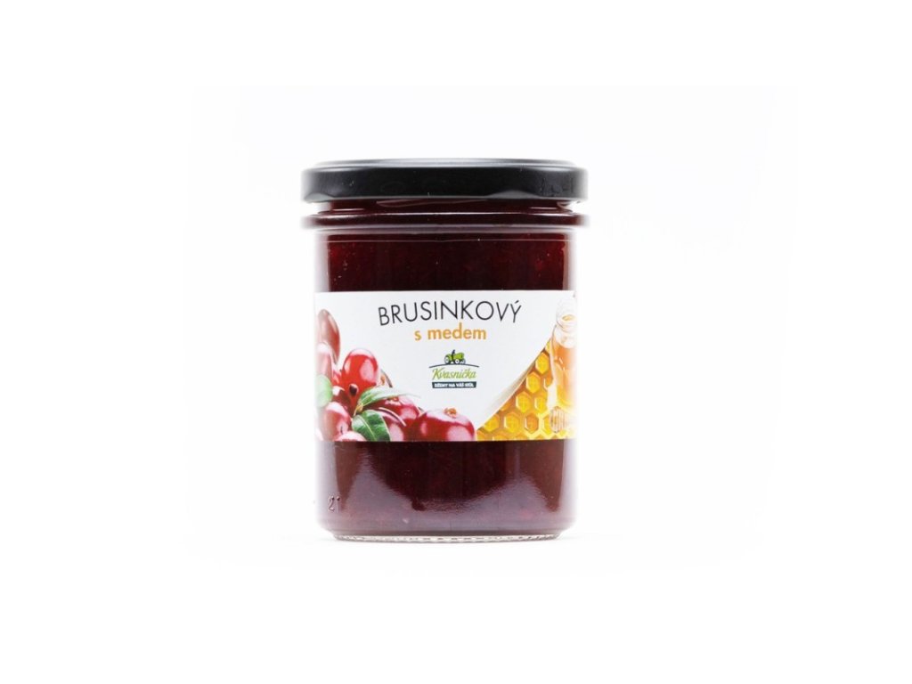 brusinkovy dzem s medem 200 gr