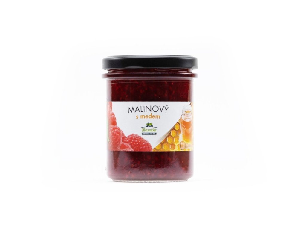 malinovy dzem s medem 200 gr