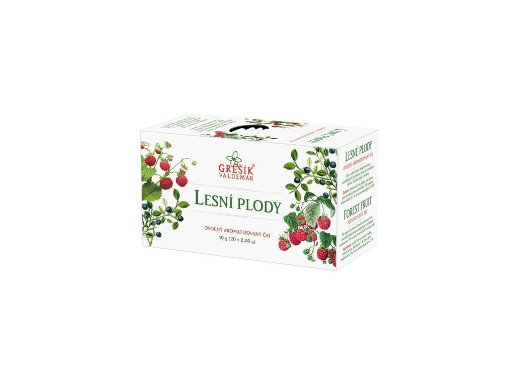 Lesní plody 20 n.s. přebal GREŠÍK Ovocný čaj