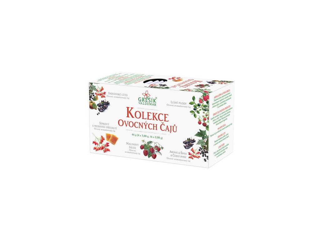 Kolekce Ovocných čajů 5x4 n.s. přebal GREŠÍK