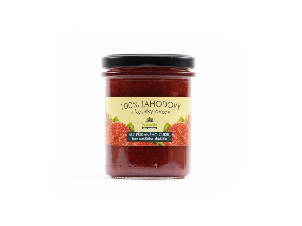 jahodovy dzem bez pridaneho cukru 200 gr