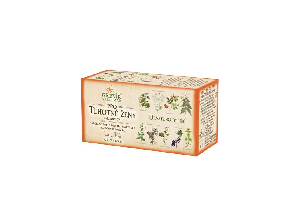 Pro těhotné ženy 20 n.s. GREŠÍK Devatero bylin