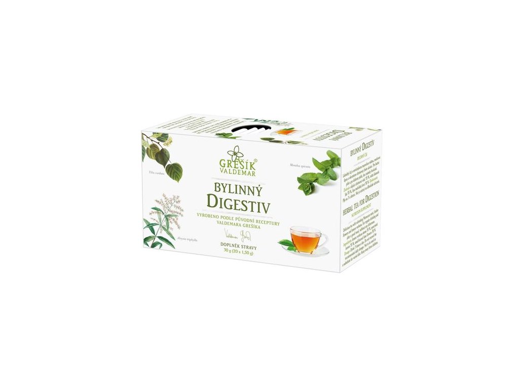 Bylinný digestiv 20 n.s. přebal GREŠÍK - Z