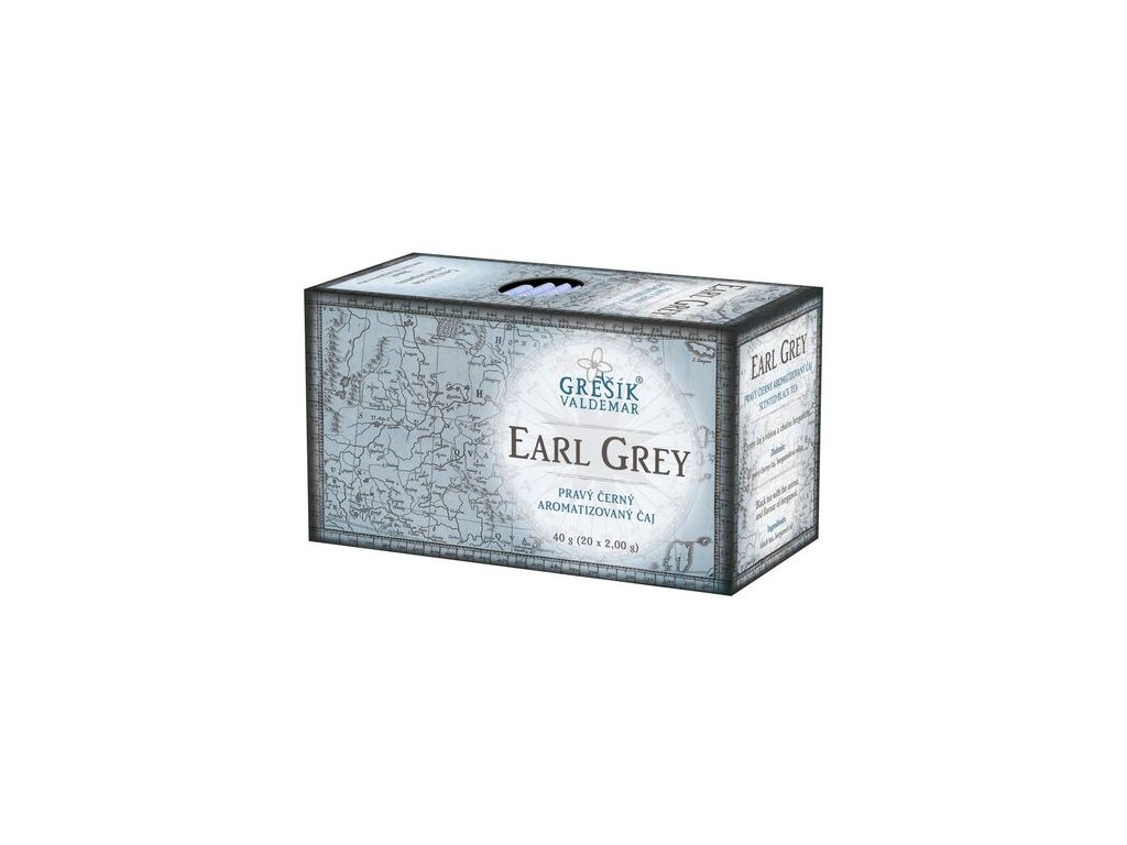 Earl Grey 20 n.s. přebal GREŠÍK Černý čaj