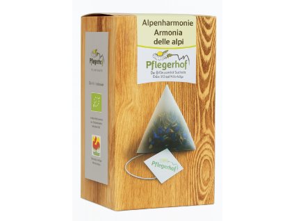 Pflegerhof Alpská harmonie (20 ovocných biologicky odbouratelných bylinných pyramidových sáčků) 30g