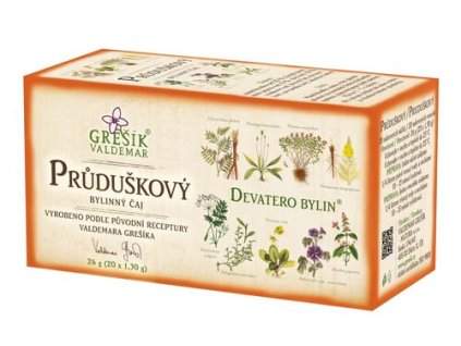 Průduškový 20 n.s. GREŠÍK Devatero bylin