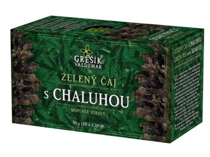 Zel. čaj s chaluhou 20 n.s. přebal GREŠÍK - Z