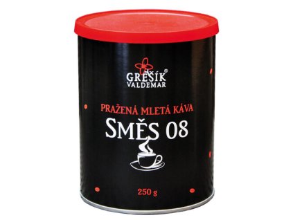 Káva mletá pražená Směs 08 250 g GREŠÍK