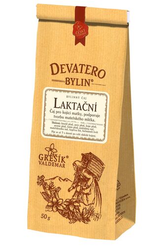 Levně Laktační 50 g GREŠÍK Devatero bylin
