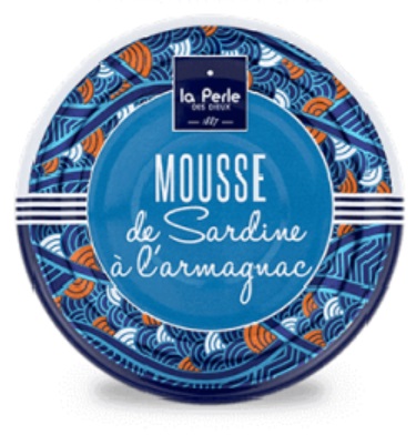 La Perle des Dieux La Perle Paštika ze sardinek s Armaňakem, 80g