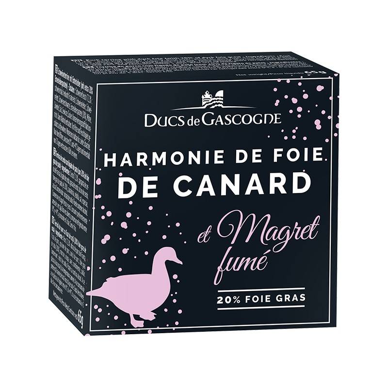 Levně Ducs de Gascogne Harmonie z kachních Foie Gras (20%) s uzenými kachními prsy, 65g
