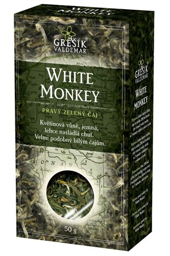 Levně White Monkey z.č. 50 g krab. GREŠÍK Čaje 4 světadílů