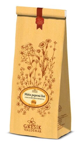 Levně Máta peprná list 40 g GREŠÍK - J