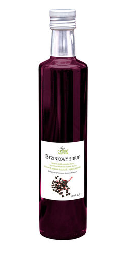 Levně Sirup Bezinkový 0,5 l GREŠÍK