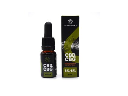 CBG konopný olej 5% full spectrum