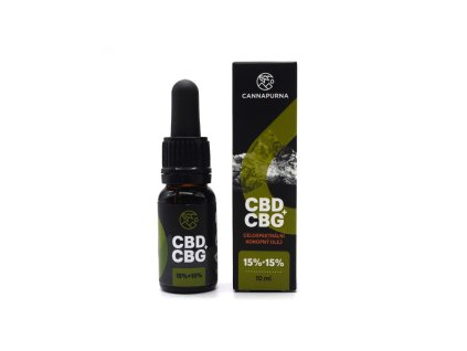 CBG konopný olej 15 % full spectrum