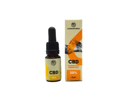 CBD kapky 20% full spectrum THC 1 %