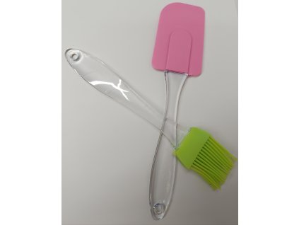 Szilikon spatula+ecset