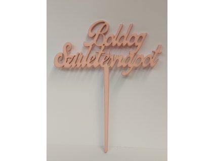 Boldog Születésnapot beszúró (rózsaszín)