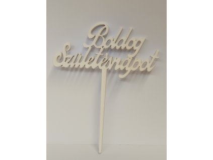 Boldog Születésnapot beszúró (fehér)