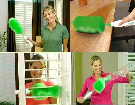 Praktický elektrický rotační kartáč na prach