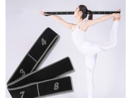 Praktický strečinkový popruh na jógu