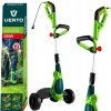 praktická  sekačka na trávu s kolečky