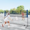 Nastavitelná sportovní síť pro badminton, tenis nebo volejbal