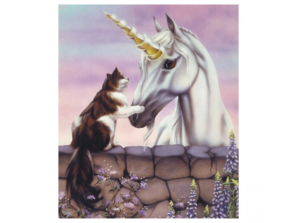 Bájos festés számok szerint - egyszarvú