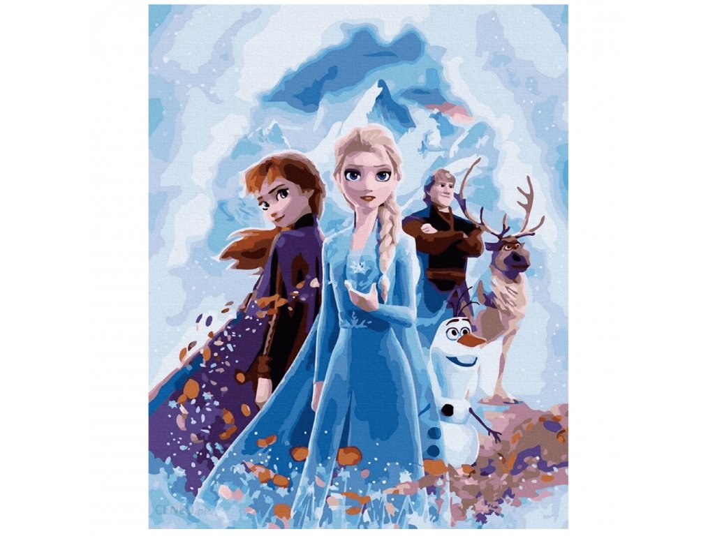 festés számok szerint - jég királyság