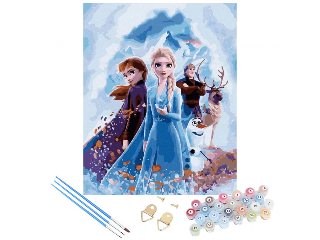 Bájos festés számok szerint - jég királyság
