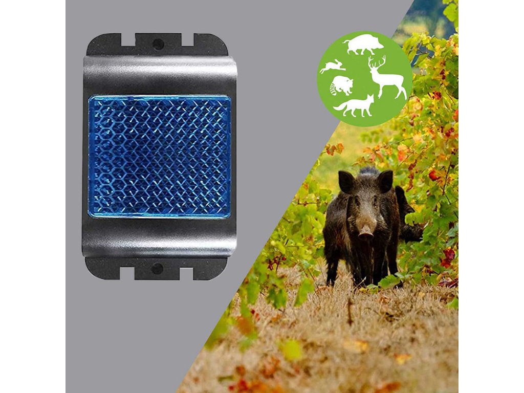 Ultrahangos macskariasztó LED-es villogóval