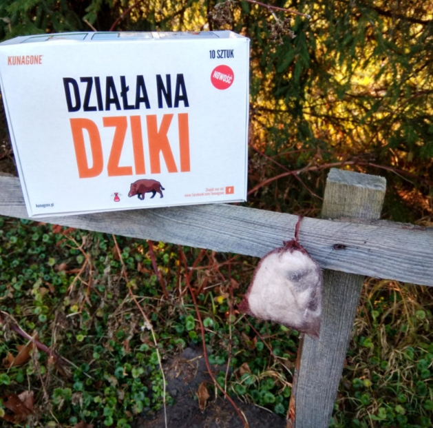 Egyedi szagriasztó vaddisznókra,