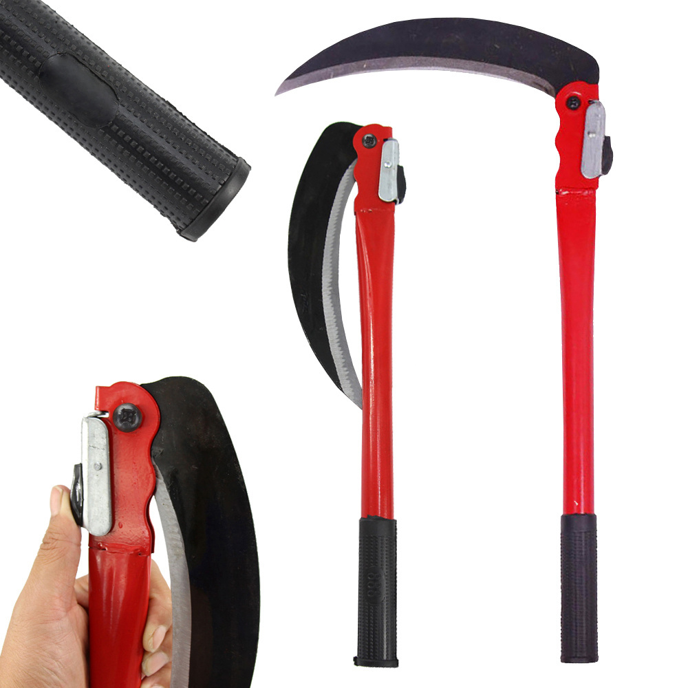 összecsukható piros sarló