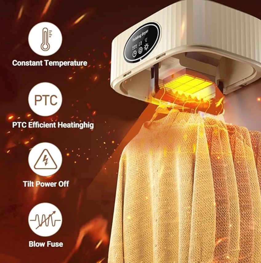 hordozható összecsukható ruhaszárító