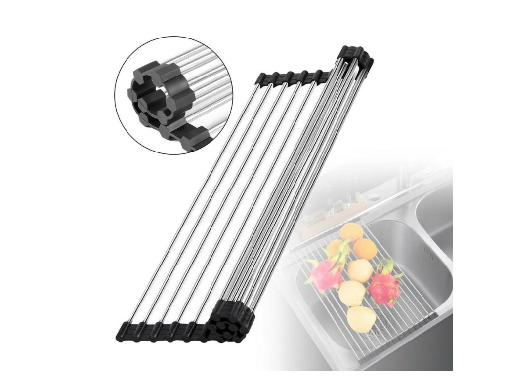 Praktikus összecsukható csepegtető a mosogatóhoz