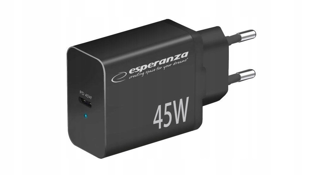 Nagy teljesítményű 45 W-os USB-C gyorstöltő