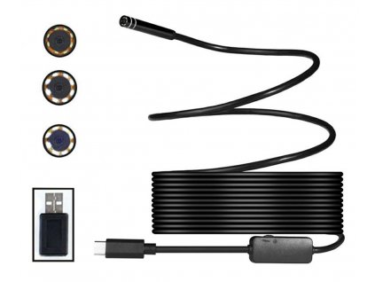 Endoszkópos kamera 5,5 mm - USB C