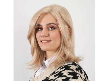 modern szőke paróka