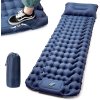 Remek felfújható matrac beépített lábpumpával, kempingmatrac
