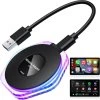 Praktikus vezeték nélküli CarPlay Android Auto adapter