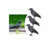 HÁRMAS CSOMAG Madárijesztő műanyag holló