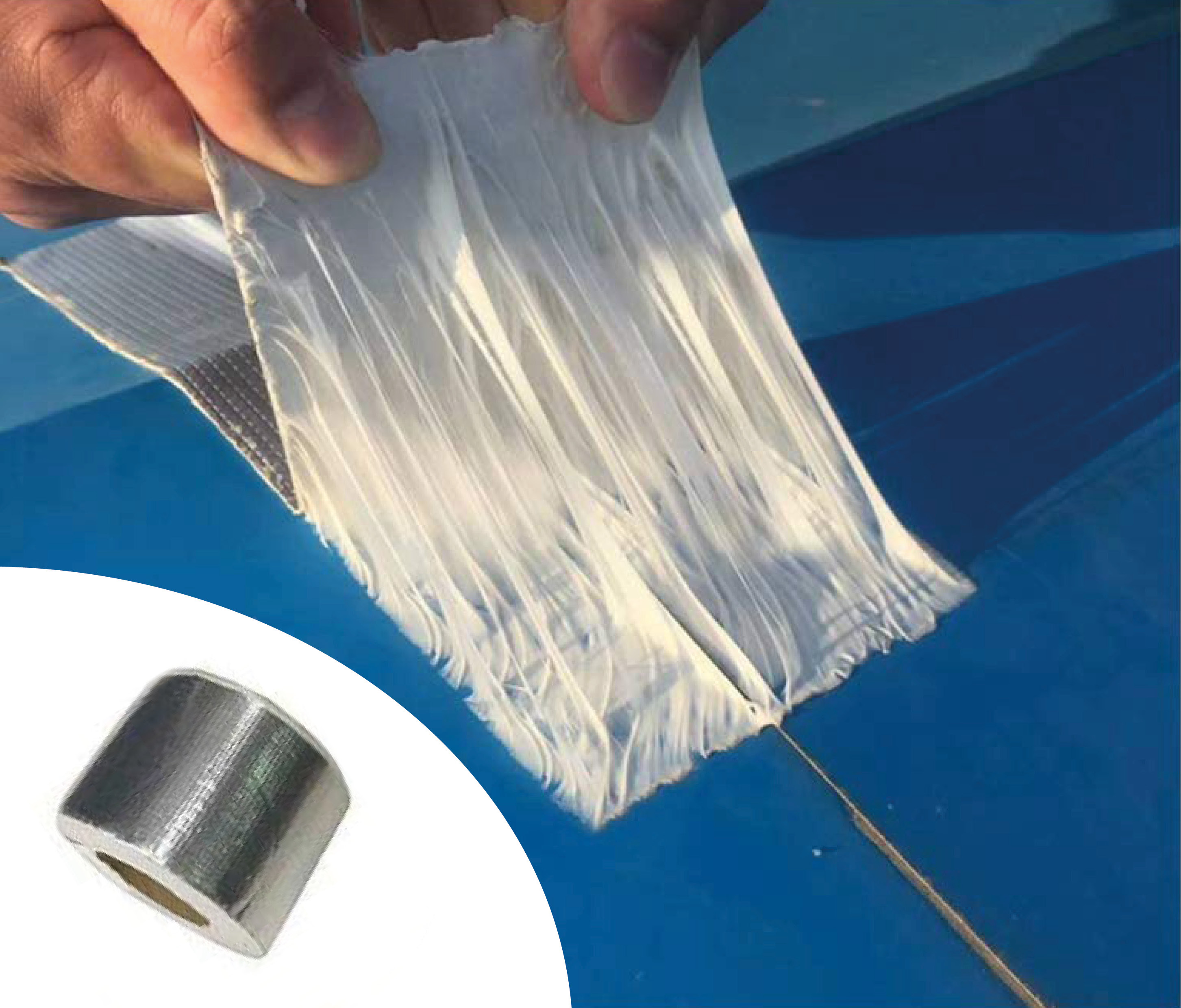 skuteczna, mocna aluminiowa wodoodporna taśma klejąca