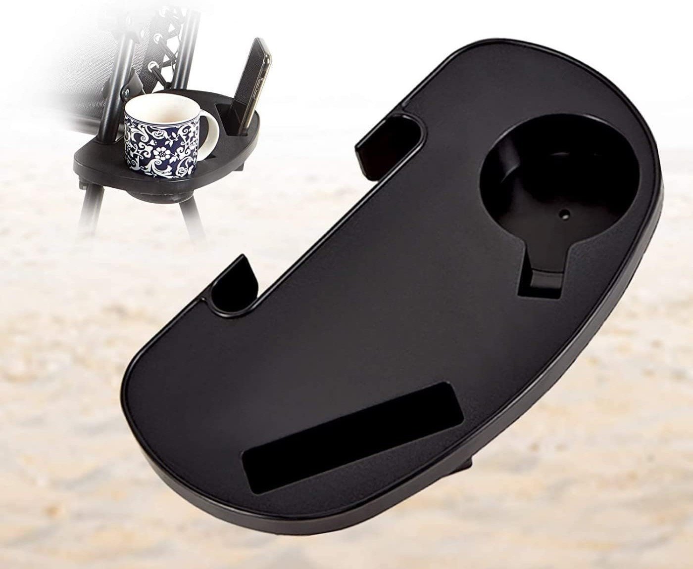 Wygodny składany fotel ogrodowy - leżak