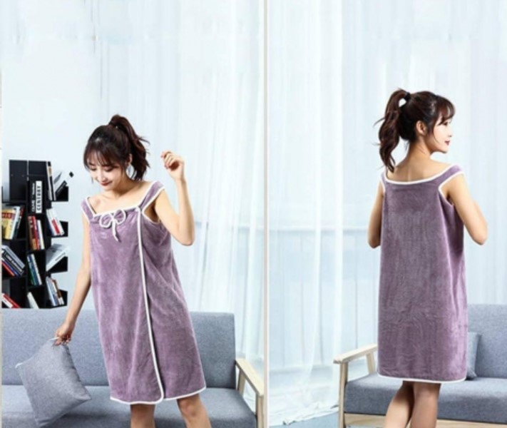 miękki damski ręcznik do sauny