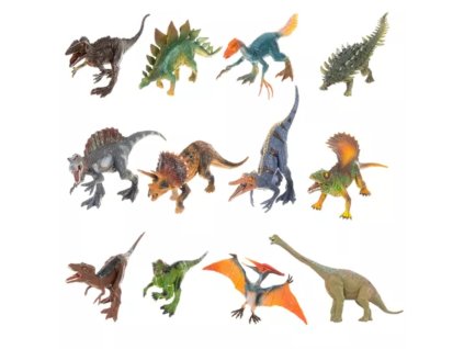 praktyczny zestaw dinozaurów + mata i praktyczne etui
