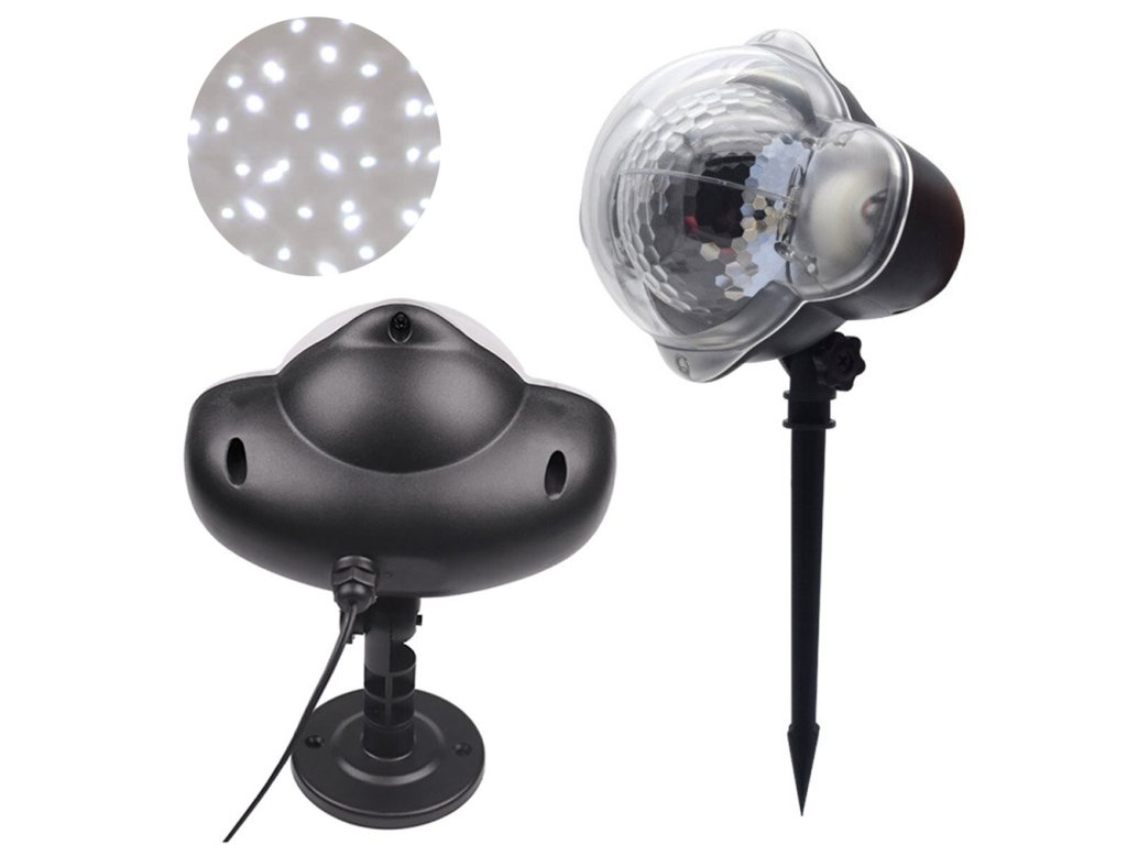 laserový projektor na okno